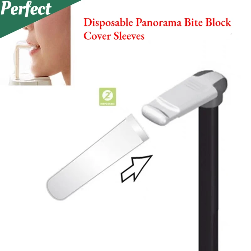 200pcs Dental Disposable Panorama Bite Block Cover Sleeves Size65*30mm/65*28mm/65*25mm