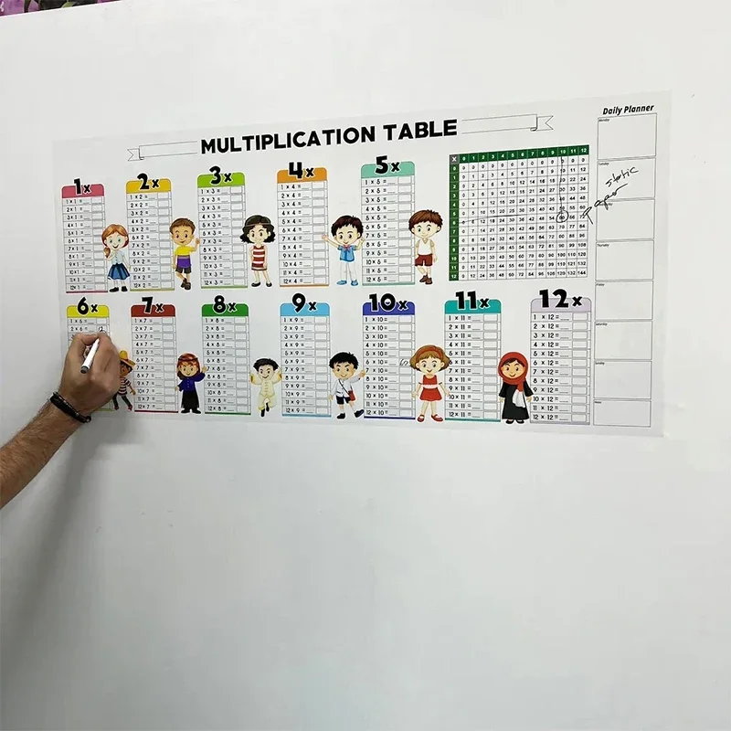 Таблица умножения цвета для письма, стирания, таблица времени, математическая практика для детей, студентов, классных учителей, учебные пособия Таблица умножения цвета для письма, стирания, таблица времени, математическая практика для детей, студентов, классных учителей, учебные пособия