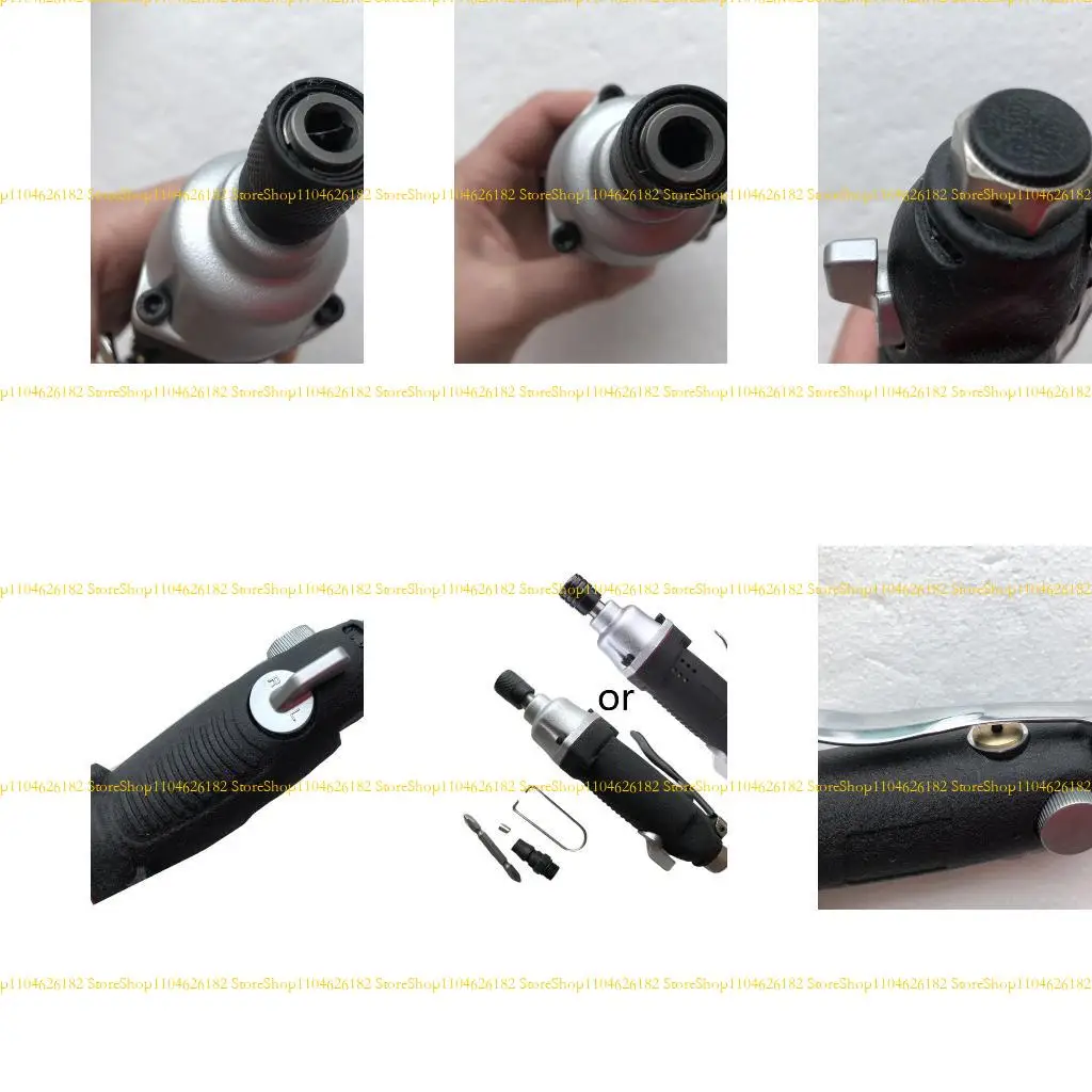 

Q2Q4 1/4 Inch Air Screwdriver Screw Driver Tool 90 Psi Reversible Pnuematic Screwdriver Air Impact Screwdriver for Furniture