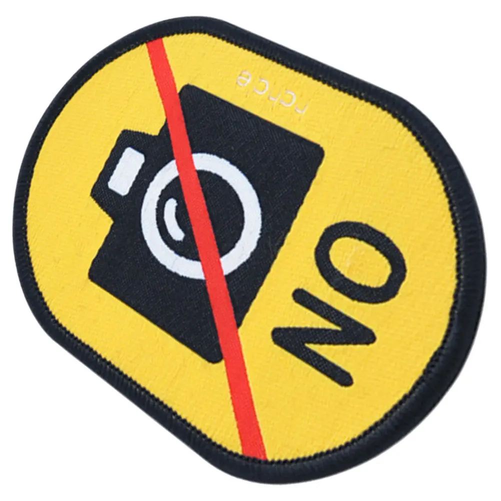 Pet Leash Sticker No Photographing Identification Label Social Warning Tape Removable Reminder for Pets No Photographing Logo