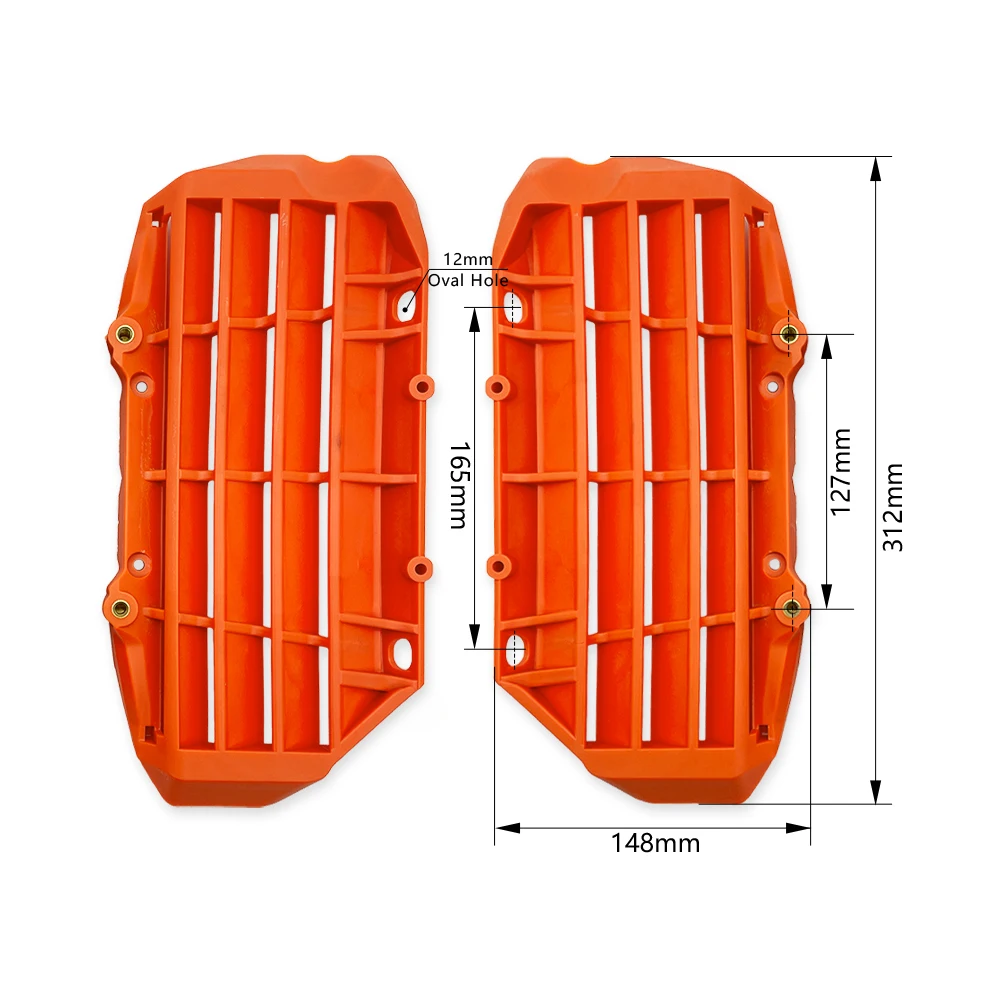 For KTM 16-26 Motorcycle Radiator Louvers EXC XCW SX SXF HUSQVARNA FC FE FX TC TE GASGAS EC MC EX Engine Oil Cooling Protector