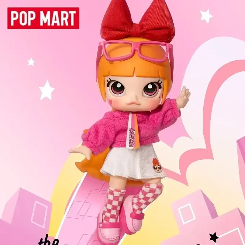 البوب مارت مولي x القوة الفتيات سلسلة عمل الشكل BJD لعبة أنيمي عمل الشكل تخمين حقيبة حلية التماثيل ديكور المنزل