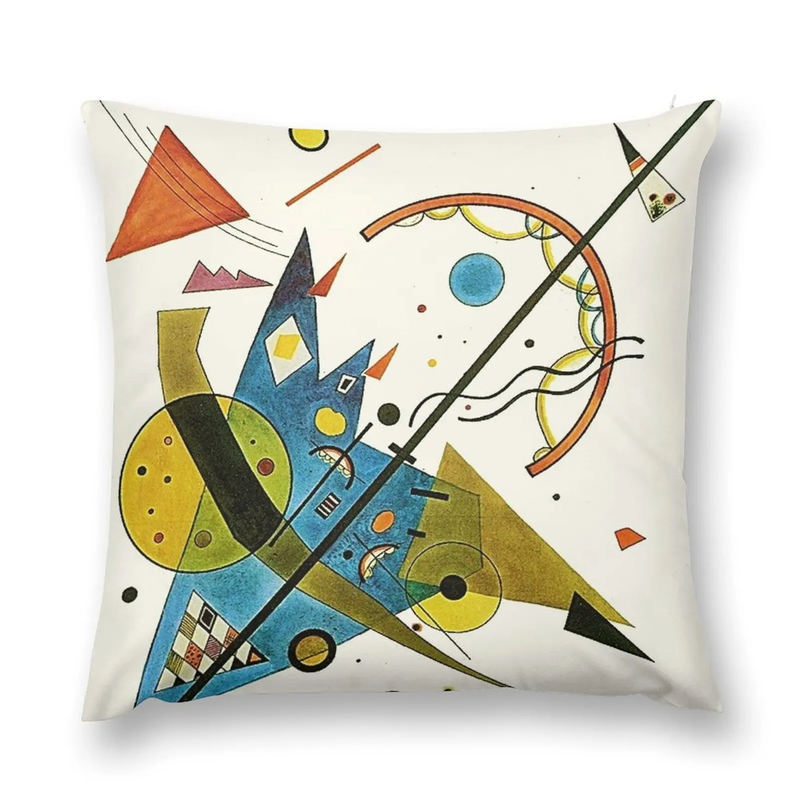 HD. Arch in Point, by Wassily Kandinsky Throw Pillow Pillow Decor luxury sofa pillows Christmas Covers For Cushions pillow