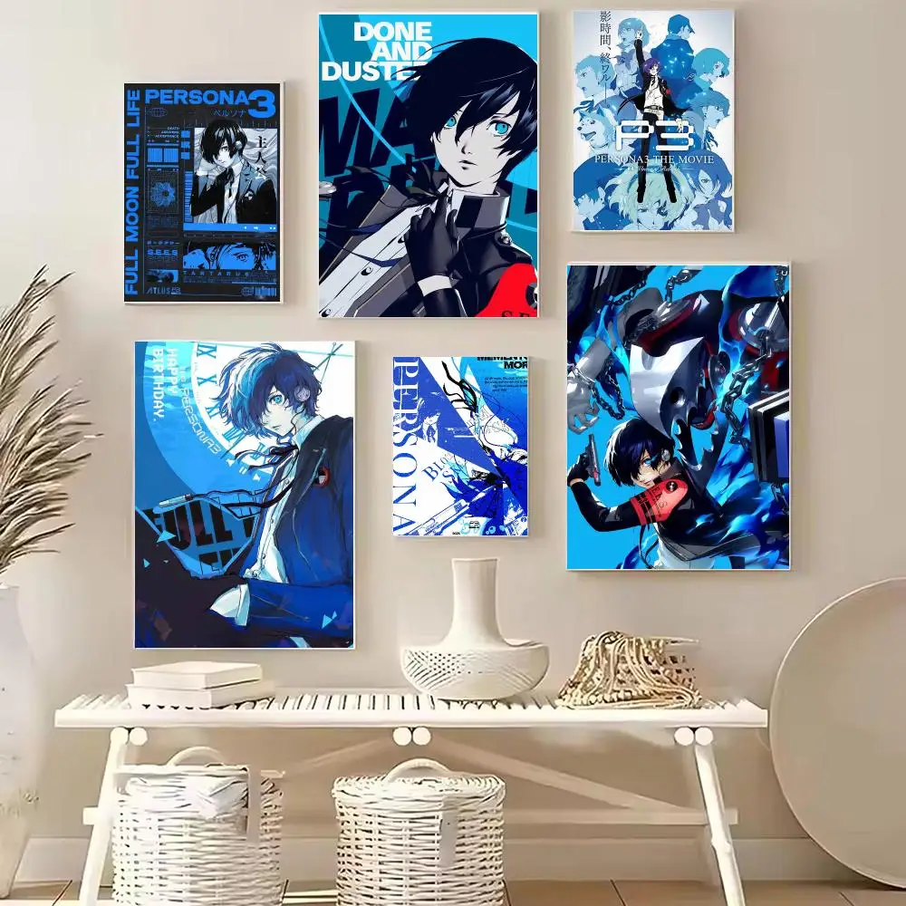 JRPG Game P-Persona 3 Reload Poster PP Wall Decor Posters Celebrity Art Prints Aesthetic Wall Art Bedroom Office Home Gift