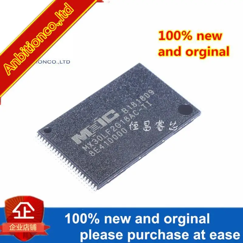 

5pcs 100% new and orginal MX30LF2G18AC-TI 2GMbit NAND FLASH TSOP48 in stock