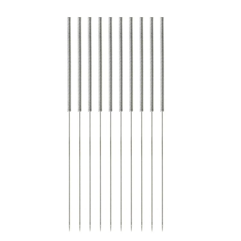 D7YC 0.2/0.25/0.3/0.35/ 0.4mm Needles Filament Clog Cleaner 3D Printer Nozzle Drill Bits Electronics Cleaning Needle 10PCS