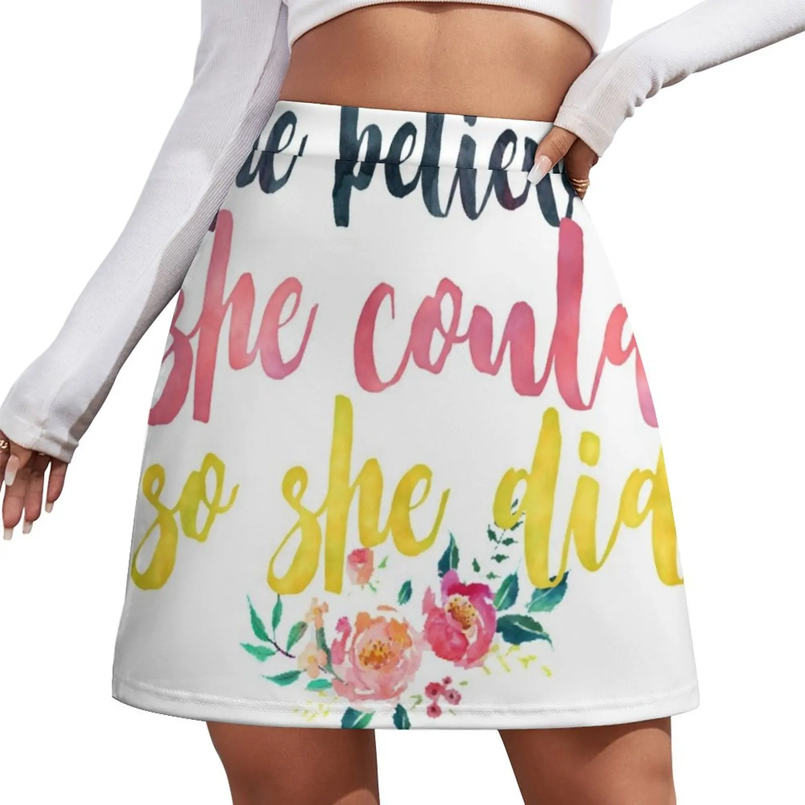 

She believed she could so she did <3 Mini Skirt modest skirts for women japanese fashion japanese style kpop