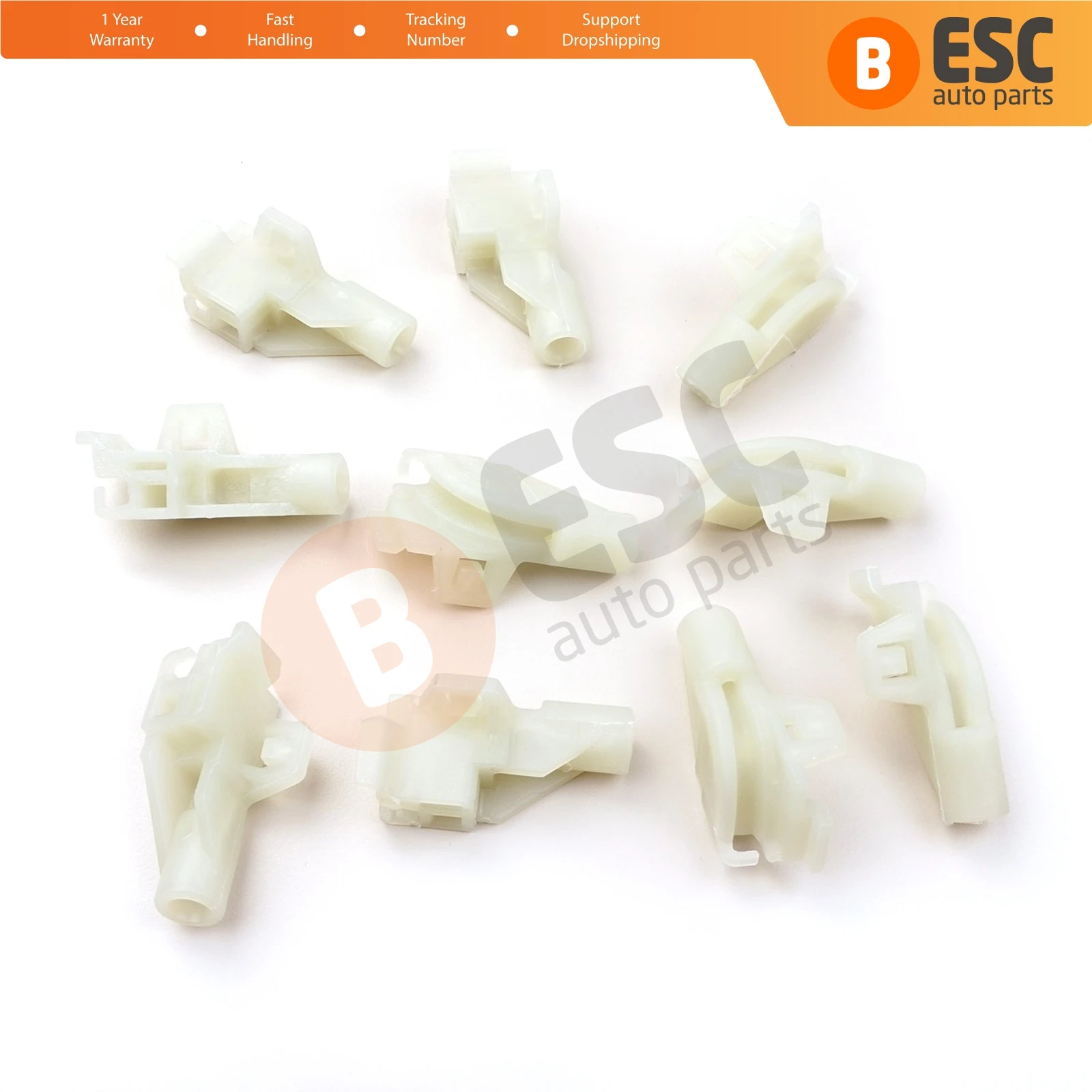 ESC Auto Parts ECP038 10 Pieces Cable End Rope Dowel for Window Regulator Winder Mechanism Type BCP038 Fast Handling