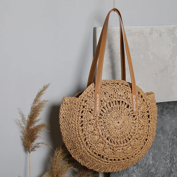 Designer Brand 가방 New Fashion Straw Bag Shoulder Beach Holiday Large Capacity HandbagTote Bags for Women Hot Selling