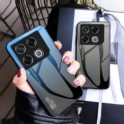 Infinix GT 20 Pro GT20Pro X6871 Case Gradient Shockproof Tempered Glass Hard Back Cover Case for Infinix GT 20 Pro GT20Pro X6871