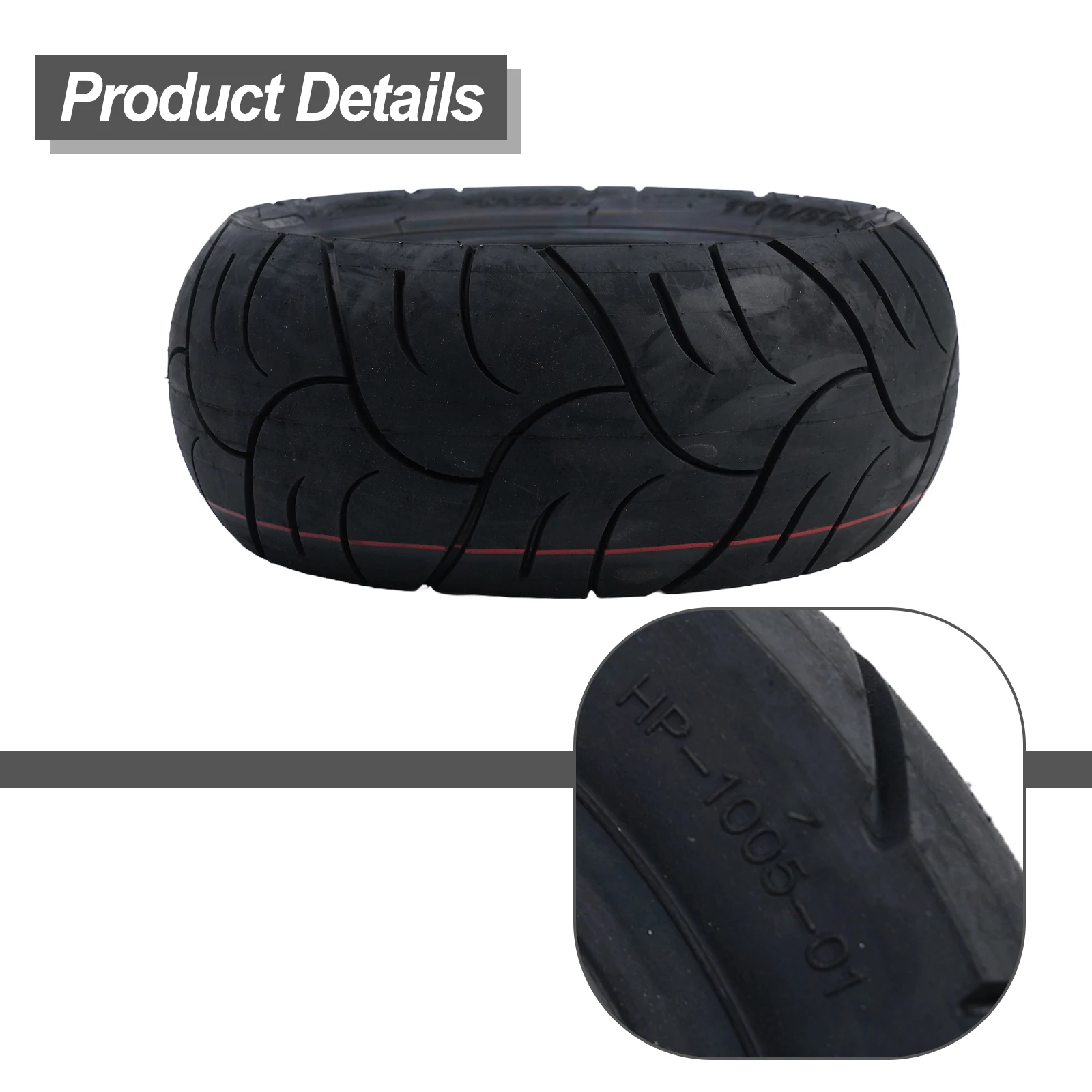 

11 inch 100/55 6 5 Tubeless Tyre Compatible with For Dualtron Ultra2 and For Kaabo Electric Scooter for Private Land Use