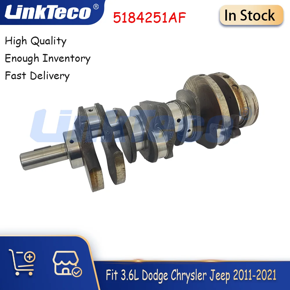 Engine Part Crankshaft Fit 3.6 L V6 GAS ERB For Fit 3.6L Dodge Charger Grand Caravan Chrysler 300 Jeep Wrangler 2011-2021 3.6L