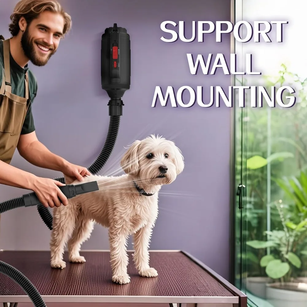 

Dog Dryer High Velocity Professional Dog/Pet Grooming Force Hair Dryer/Blower