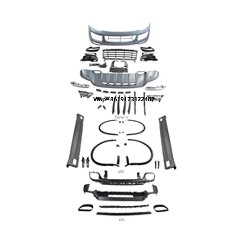 2011 2017 SUV 958 Upgrade Kit to 9Y02 Modern Look Full Bodykit Front Bumper Rear Diffuser Side Skirts Complete Replacement Set