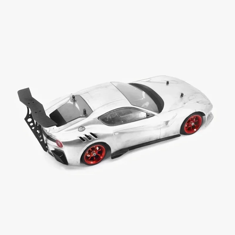 Alerón trasero de fibra de carbono para coche de carreras, accesorio para 1/10 RC, TAMIYA TT01 TT02 XV01 PTG2 HSP 94123 FW06 SAKURA