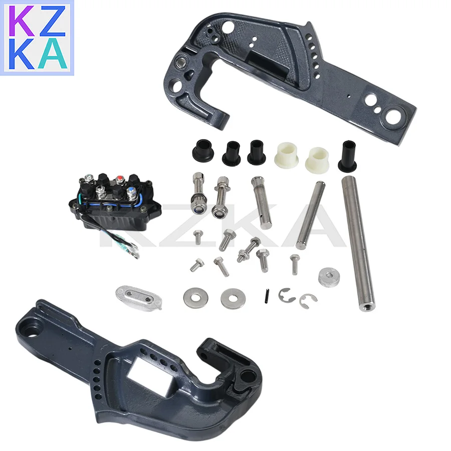 65W-43111 65w-43112 Power Tilt Trim Unit Bracket,Clamp Set for Yamaha 2 stroke 40HP 4stroke F20 F25 65W-43800