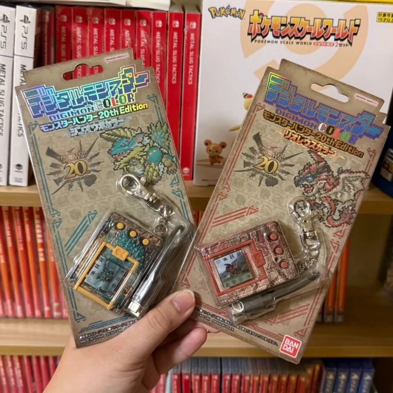 Original Bandai Pb 20th Limited Monster Digimon Tyrannosaurus X Monster Hunter Garage Kit Action Figure Toys  Gift