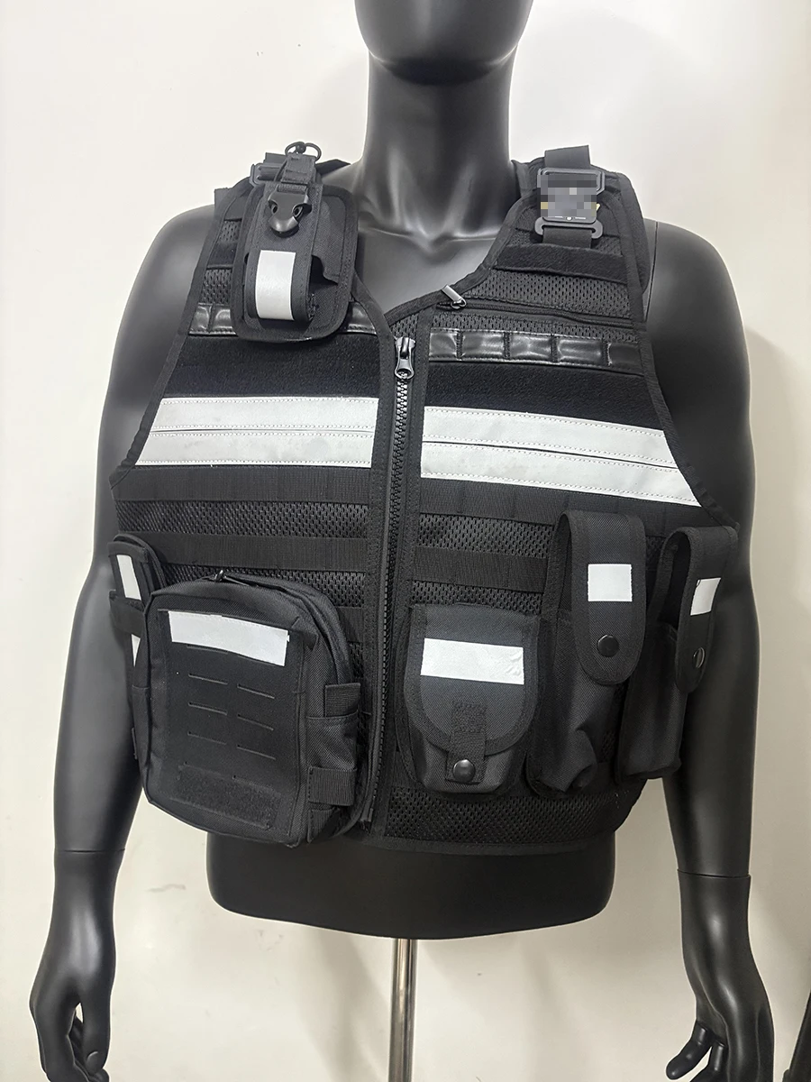 Duty duty vest Molle quick detachable vest breathable multi-functional bulletproof equipment outdoor CS clothing belt with bag