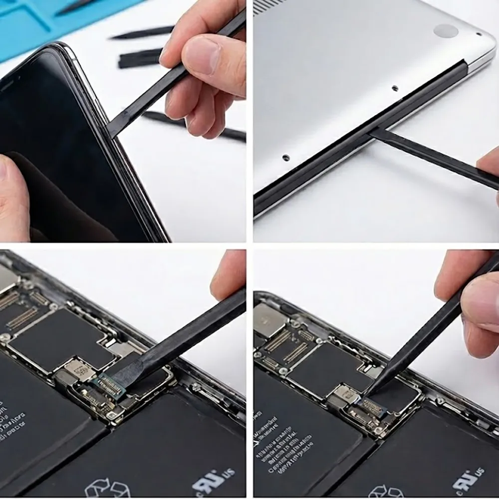 10pcs Plastic Spudger Pry Tool Set Screen Opening Kit Disassembly Scraper for iPhone iPad Samsung Tablet Laptop Repair Tools