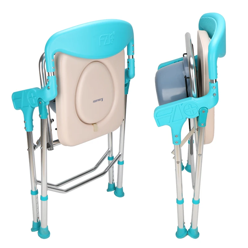 Chair Comfortable Sitting Toilet Stool Tabouret Pliant Portable Bathroom Use Home Furniture Adult Bath Bathhouse Shower Foot