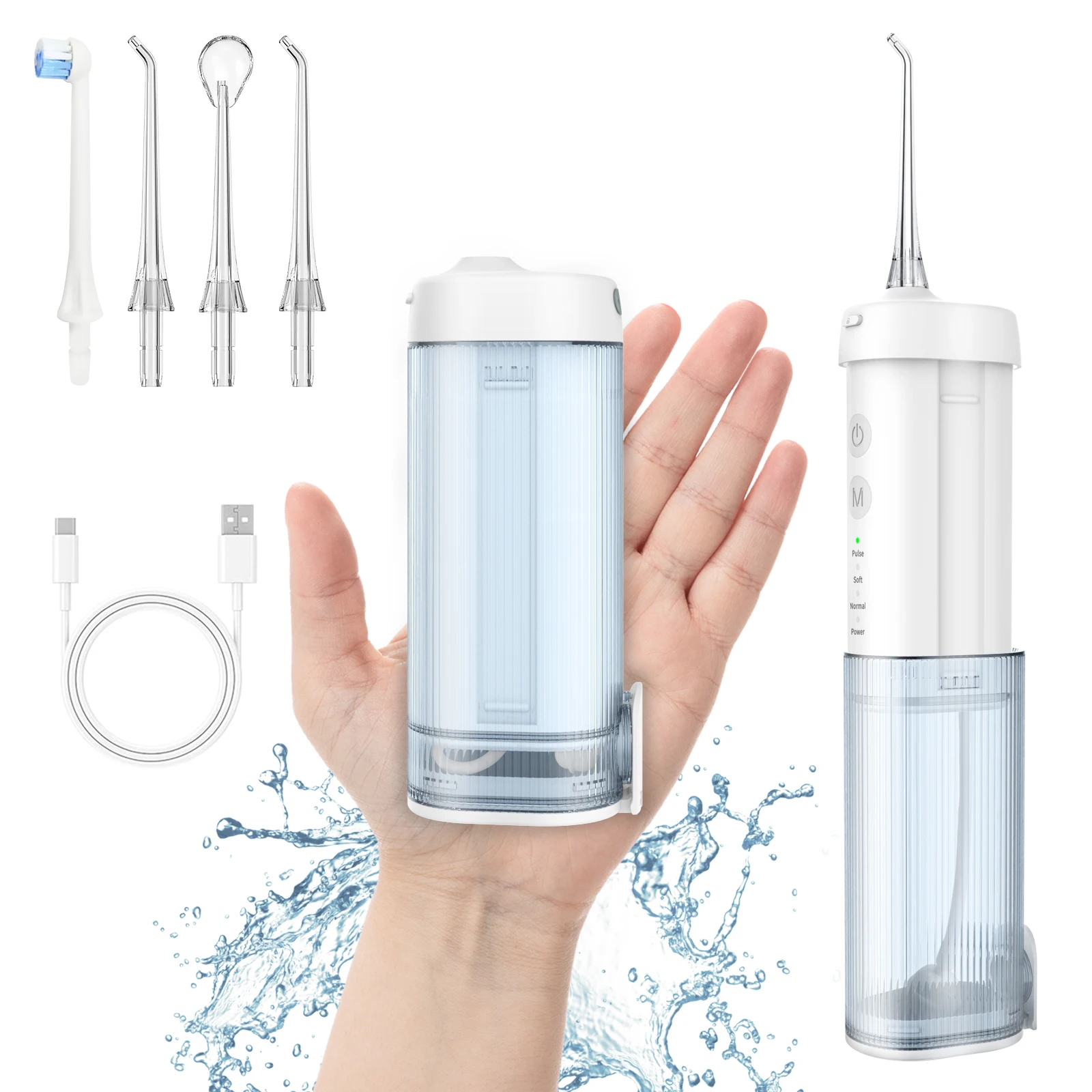 

Portable telescopic floss charging charging wireless mouthwash dental floss oral rinse