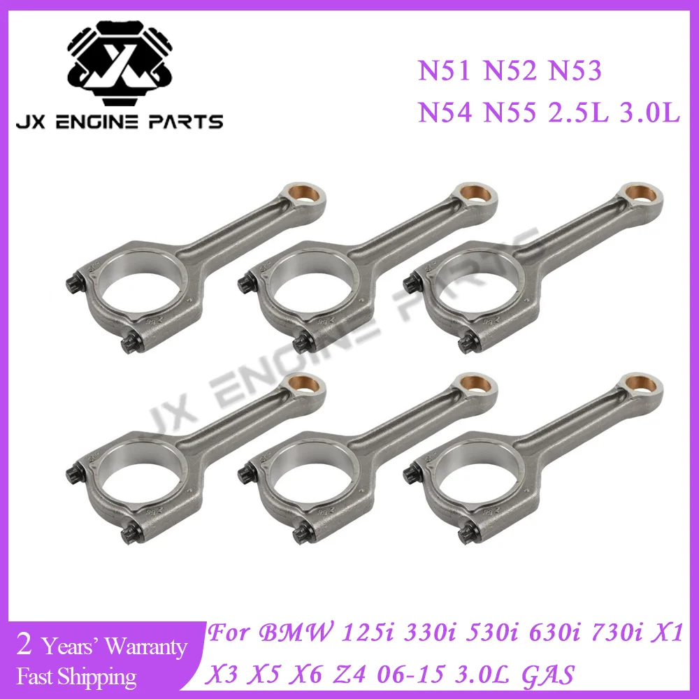 N51 N52 N53 N54 N55 Engine Connecting Rod For BMW 2.5 3.0 128I 328I 328XI 528I 528XI X3 X5 Z4 325i 330i 525i 2.5L 3.0L 06-13