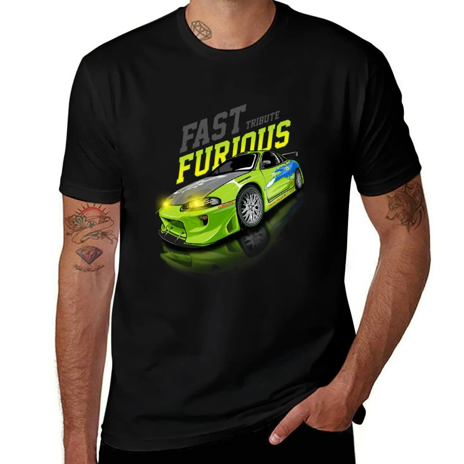 

Fast Furious Tribute Paul Walker T-Shirt man t shirt cotton man t shirts graphic T-Shirt