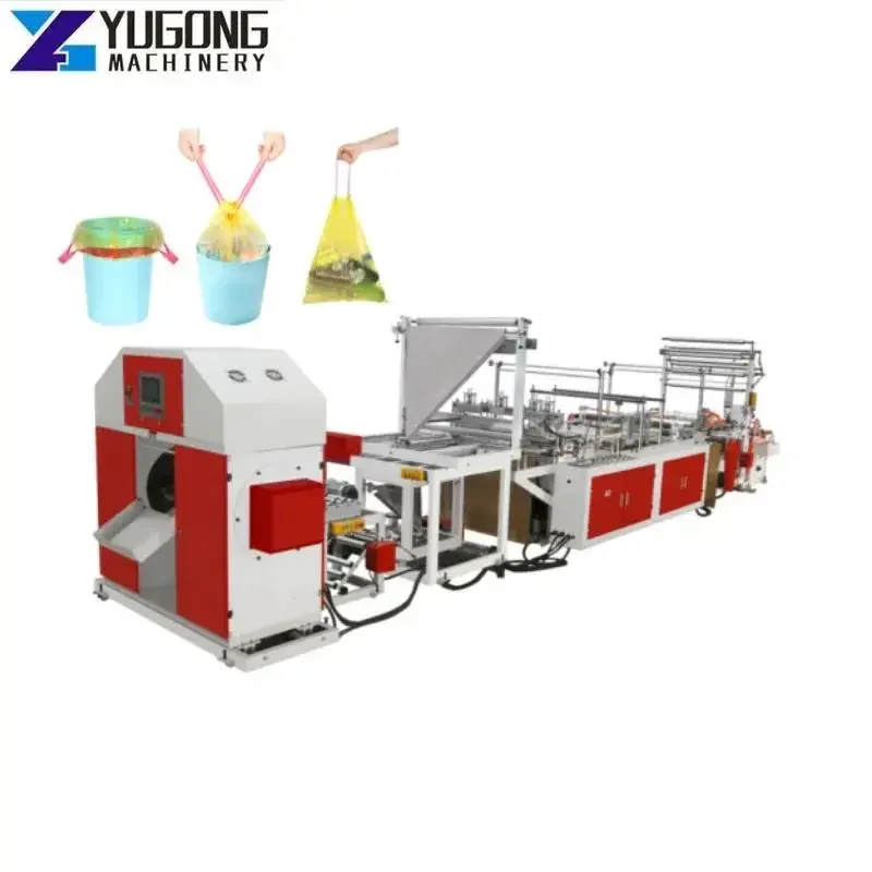 YG Full Automatic Double Lines Coreless Roll Garbage Bag Making Machine Trash Plastic Bag Making Machine