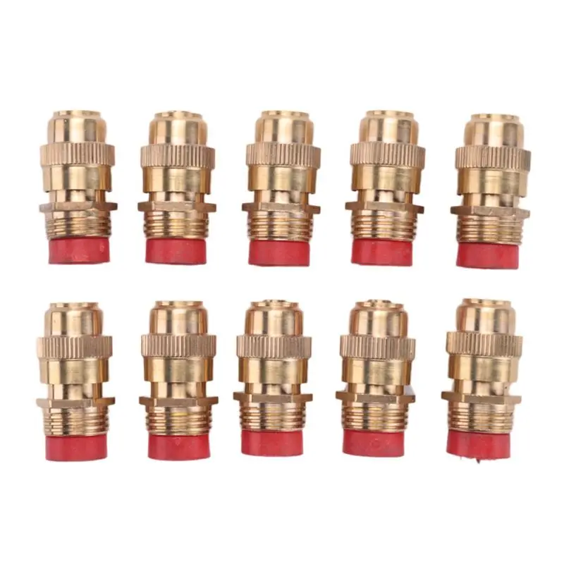 ABXF-30Pcs 1/2 Inch Adjustable Sprinkler Middle Distance Sprinkler Brass Nozzle Garden Lawn Irrigation Watering Fittings