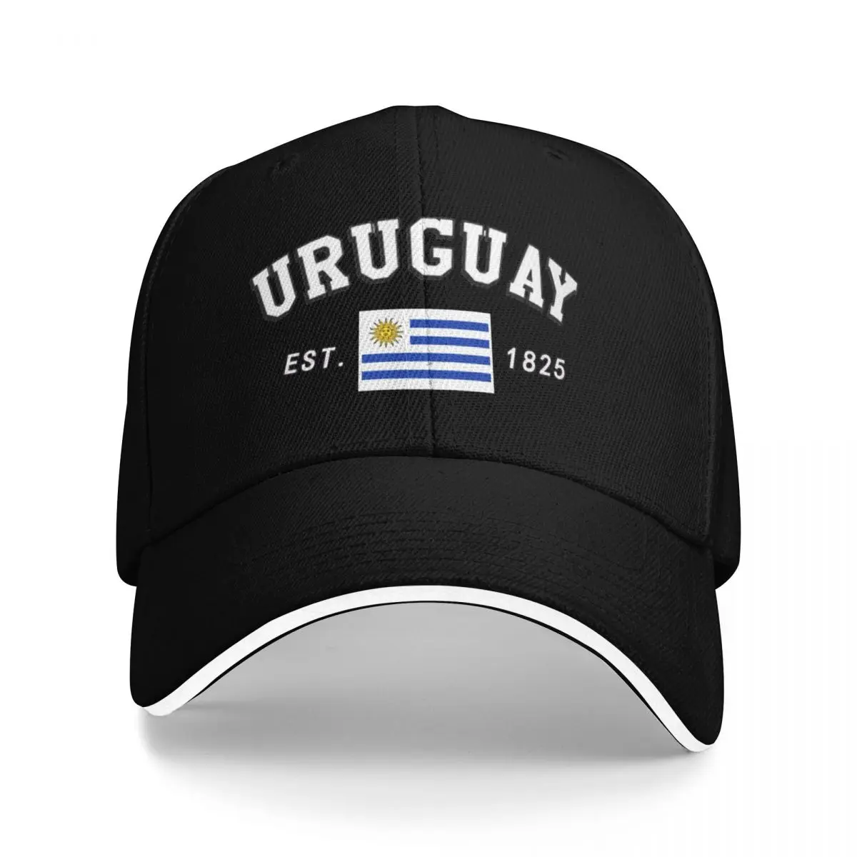 Uruguay Flag EST. 1825 Sport Baseball Caps Women Men Adult Male Beach Sunscreen Hat Snapback Cap