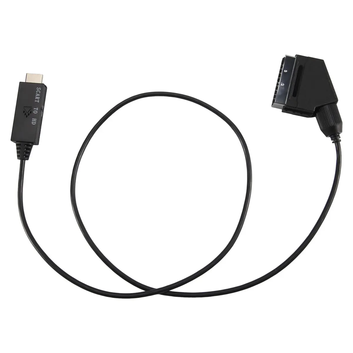 【N21R】 Scart to -Compatible TV Audio Video Adapter Converter Cord