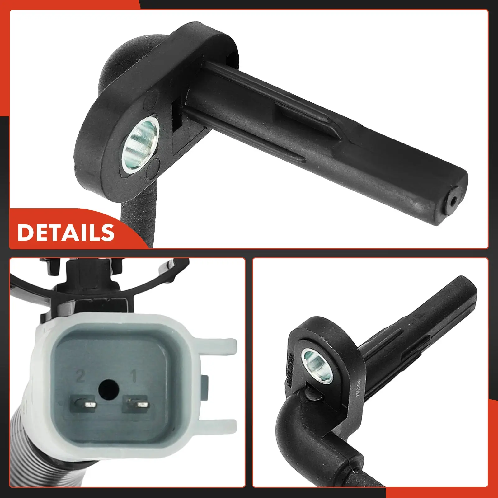 A-Premium Rear Driver Side ABS Wheel Speed Sensor for Chevrolet Sonic 2012-2020 5
