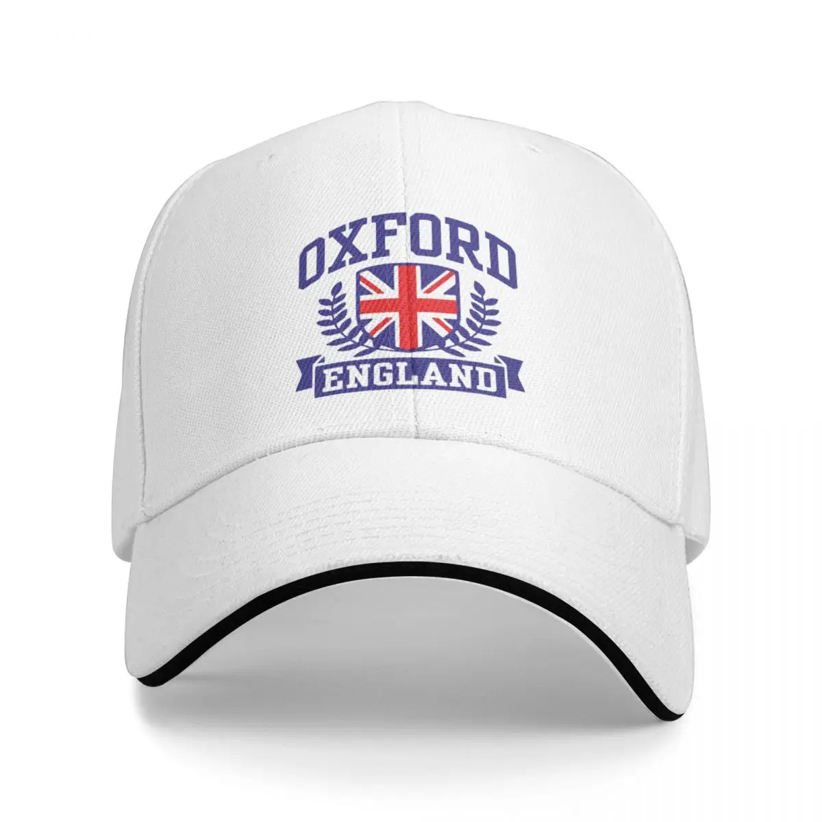 Blue OXFORD Letters England UK Flag Pool Party Baseball Caps For Womens High-end Female Beach Sun Hat Trucker Cap