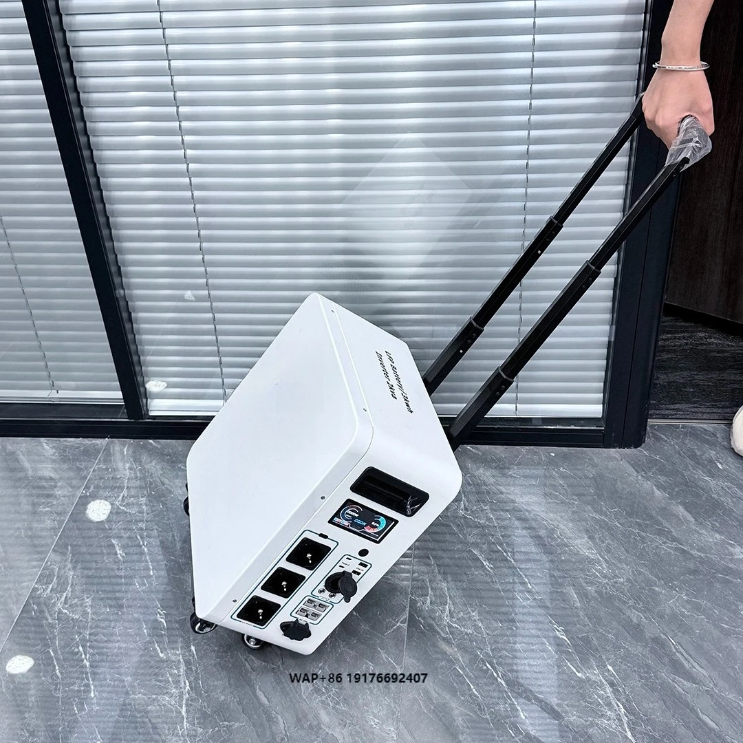 ALL in ONE 3KW Outdoor Camping Portable Electric Power Station 2kva Inverter LiFePO4 Lithium Battery Pack Solar Power Supply