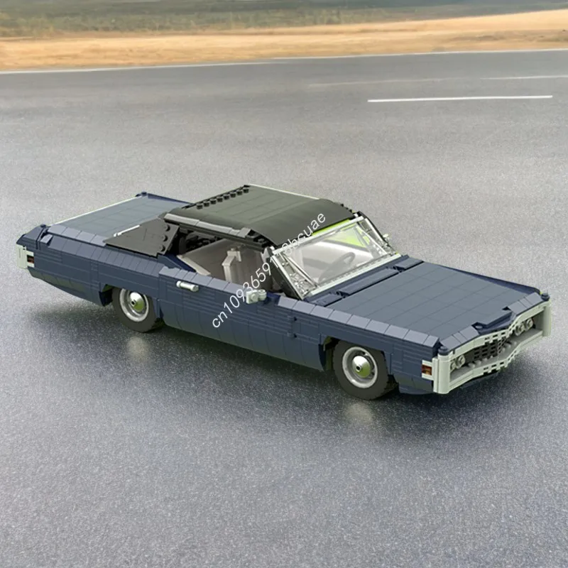

1319 шт. DIY развивающие строительные игрушки City Champion 1969 Chevrolet Impala SS MOC креативные блоки детский подарок на день рождения блоки