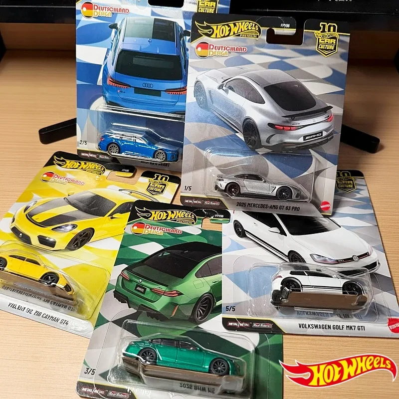 New Hot Wheels Premium Car Culture 2025 Mercedes Amg Gt 63 Pro Diecast Car Model Deutschland Design Collectible Vehicle Toys Car