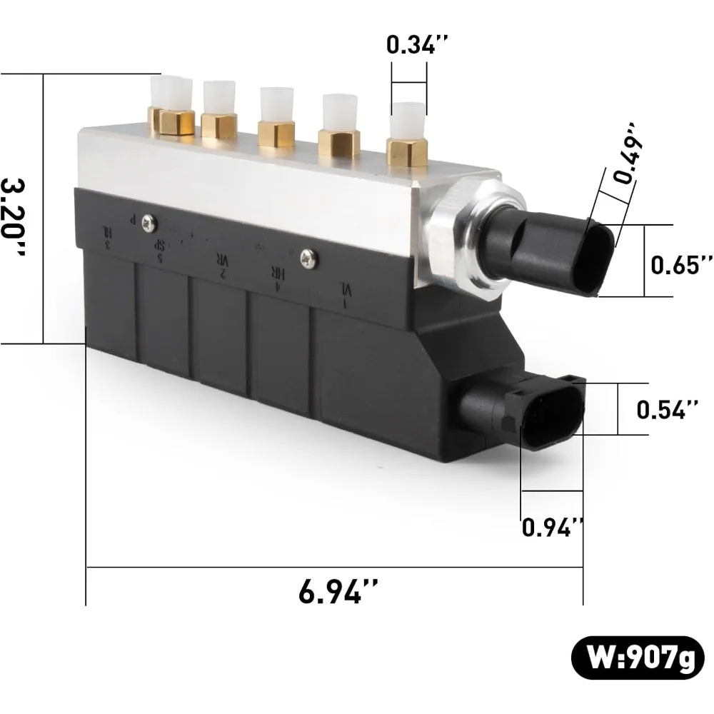 

Электромагнитный клапан пневмоподвески 2203200258 для Mercedes-Benz S-класса W220 S500 S430 S600, для AMG S55 S65 A2203200258