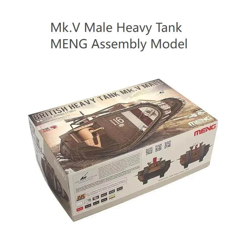 

MENG TS-020 model hobby chariot kit UK M K.V heavy tank male 1/35 Assembly Model Kit