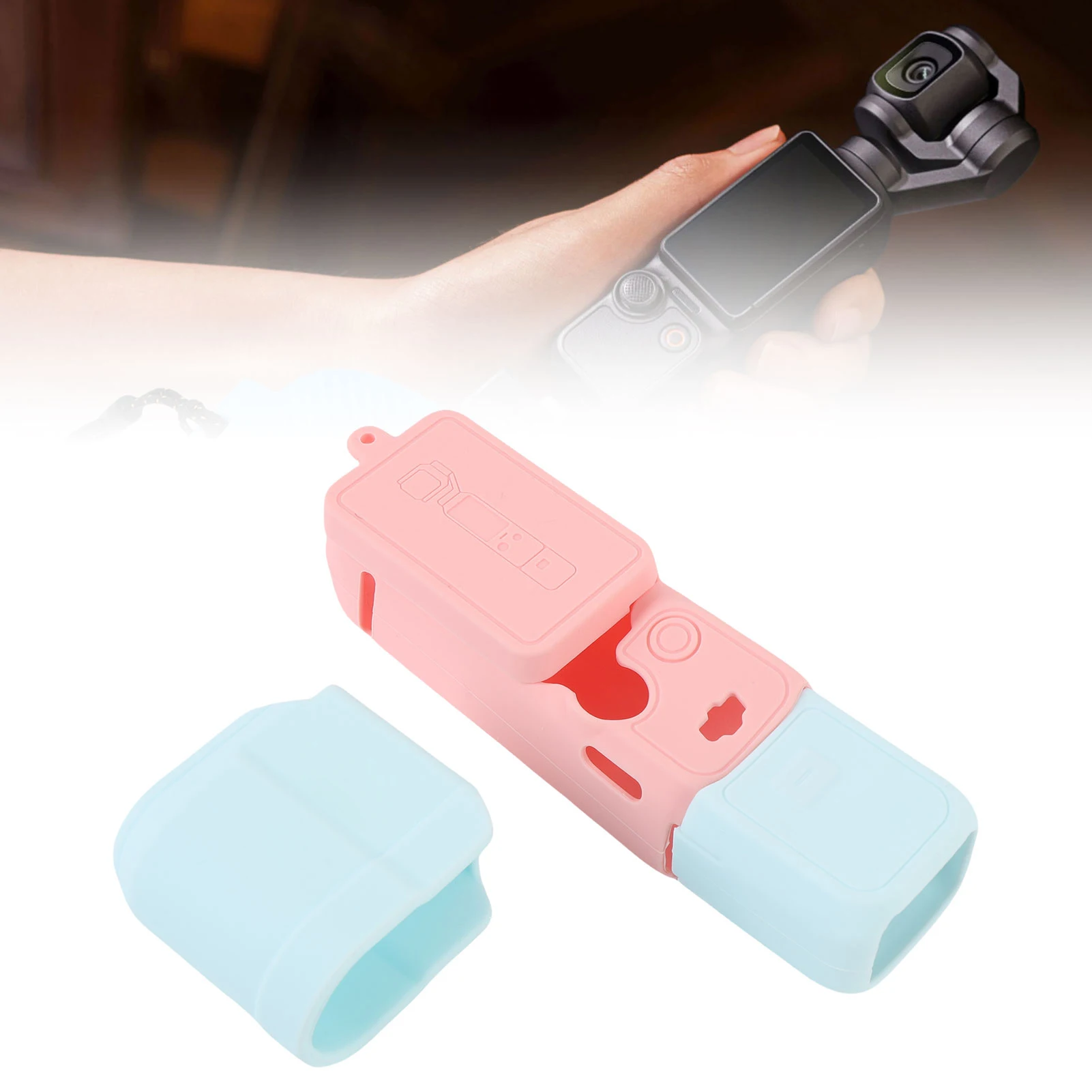 Silicone Protective Camera Case for Pocket 3 – Lightweight & Durable for Travel and Daily Use