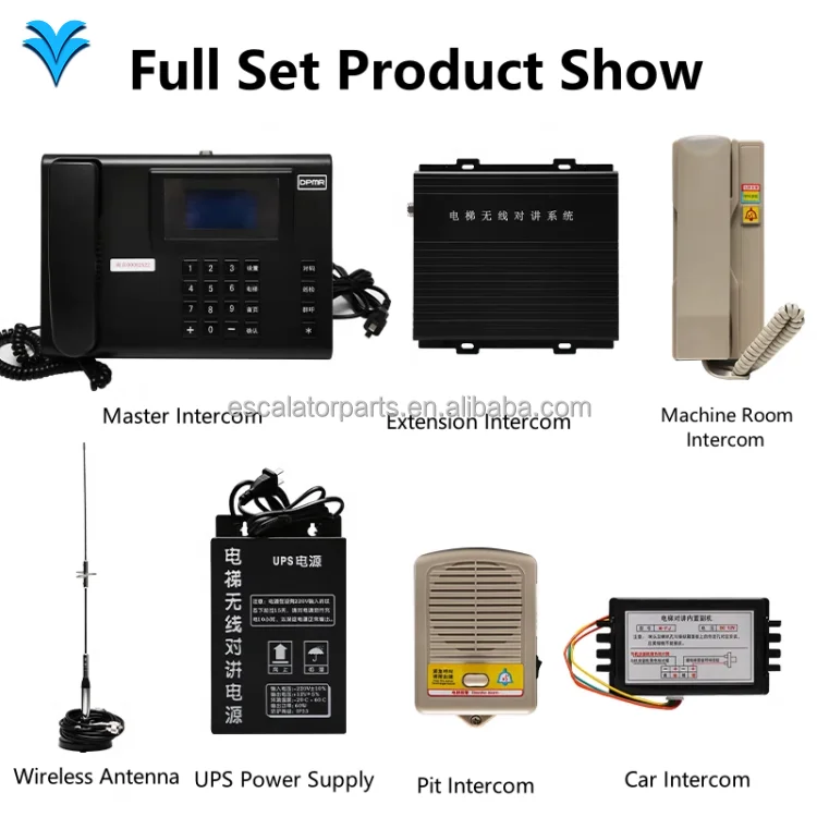 Elevator Lifts 3/5-Wege-Wireless-Gegensprechanlage