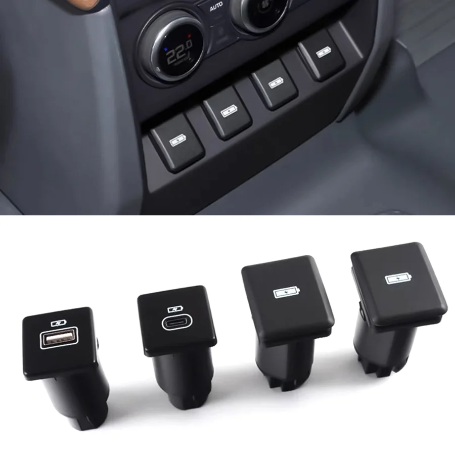 USB Charger Connector Auxiliary Adapter Charge Charger Cable Tablet Phone Charge Cord For Land Rover Defender/Discovery Sport 5