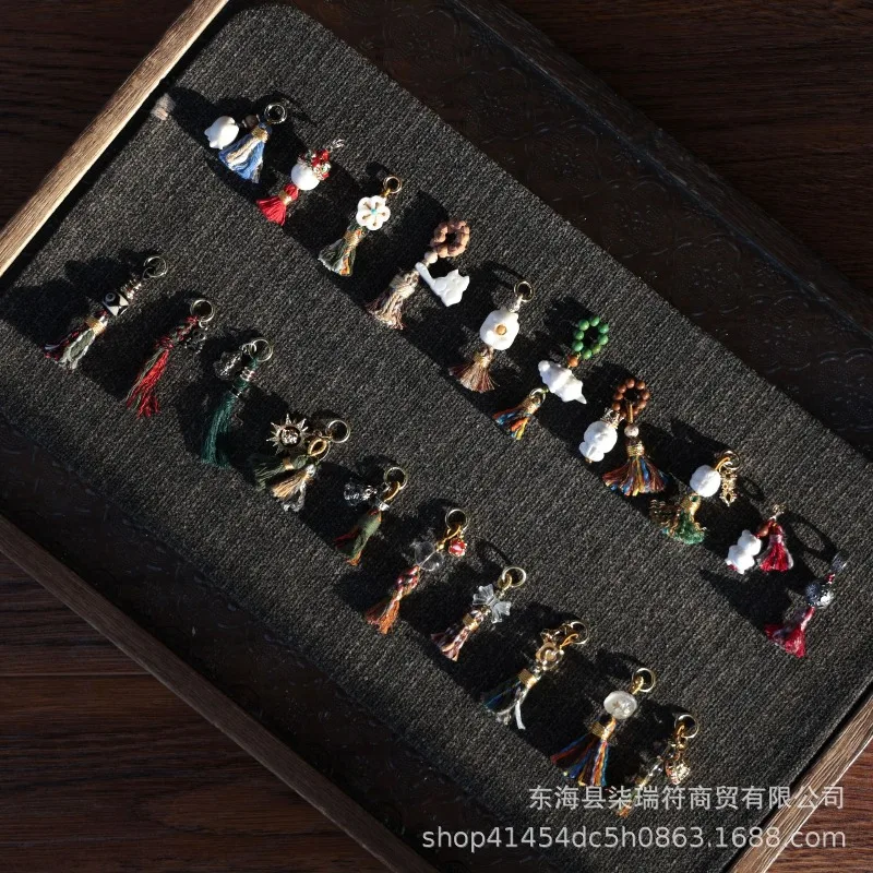 Top Exquisite Fine Handmade Original Small Drop Set Versatile Scholar DIY Bracelet Spacer Beads Braided Pendant Creative Charm