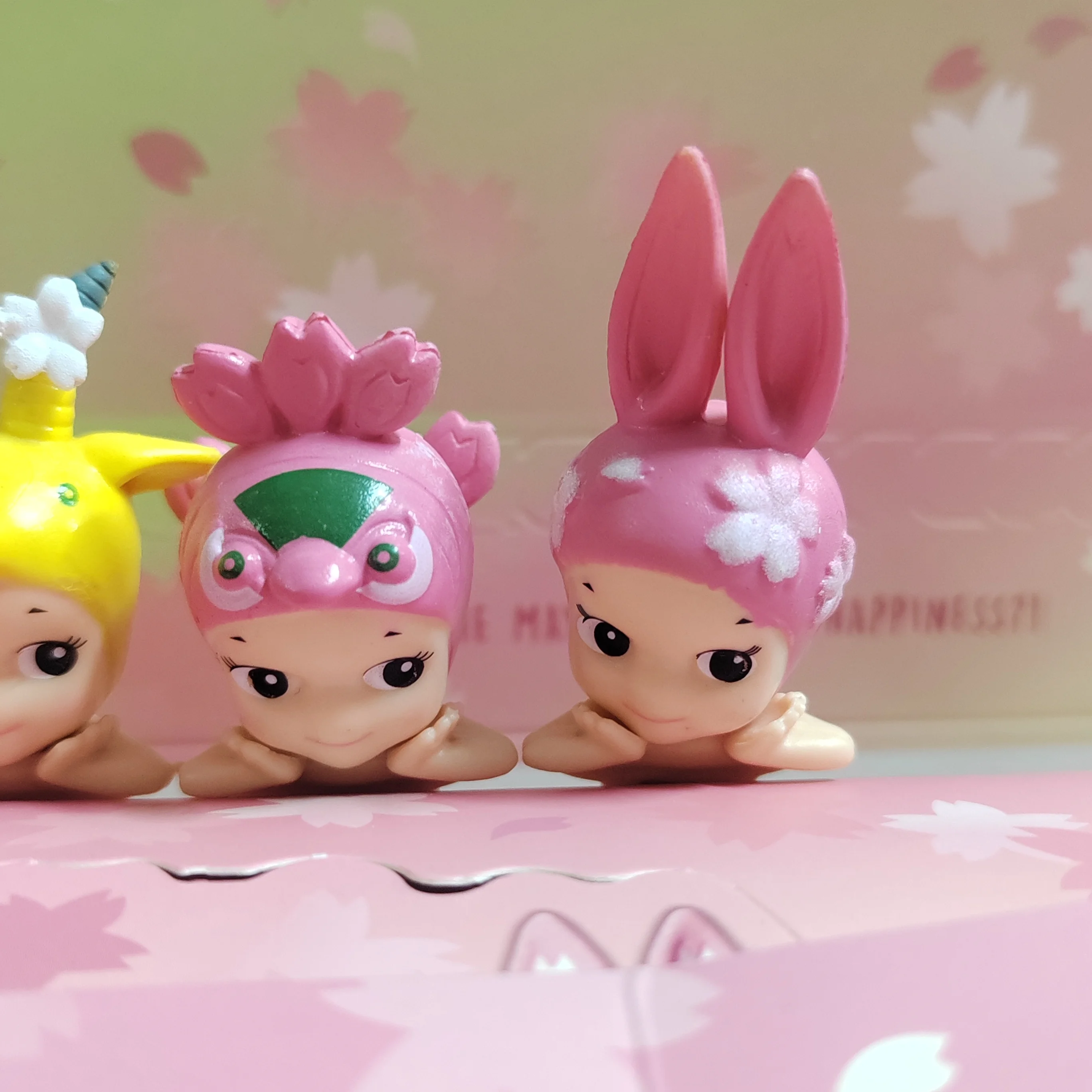 Kawaii Kirschblüten-Mini-Engel Blindbox Niedliche Cartoon-Puppe Ornamente Handy- und Autobildschirm-Deko Sammelfiguren Geburtstagsgeschenk – Detail 4