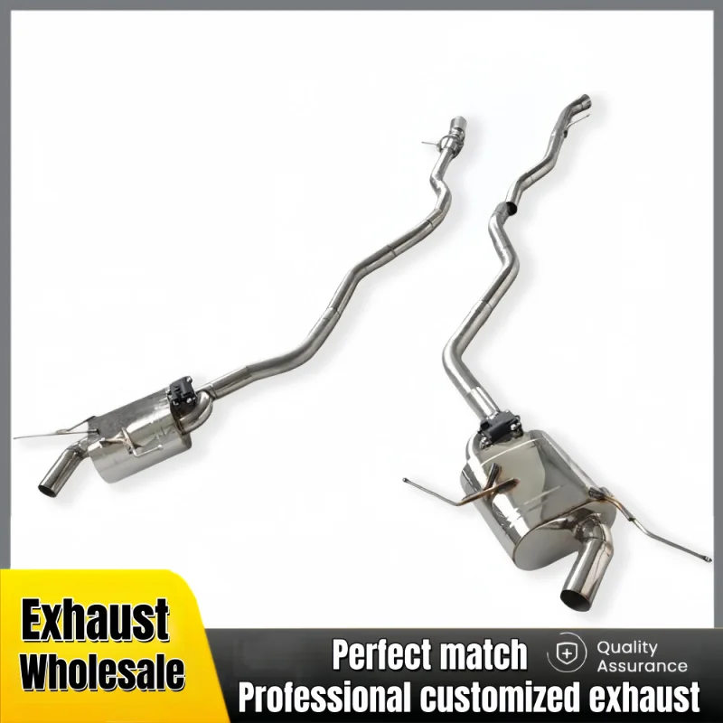 

Выхлопная система Valvetronic Catback с глушителем для Mercedes-Benz ML63 AMG 6.2 W164 2005-2015, нержавеющая сталь SS304, модификация выхлопной трубы Performance Mid-tail