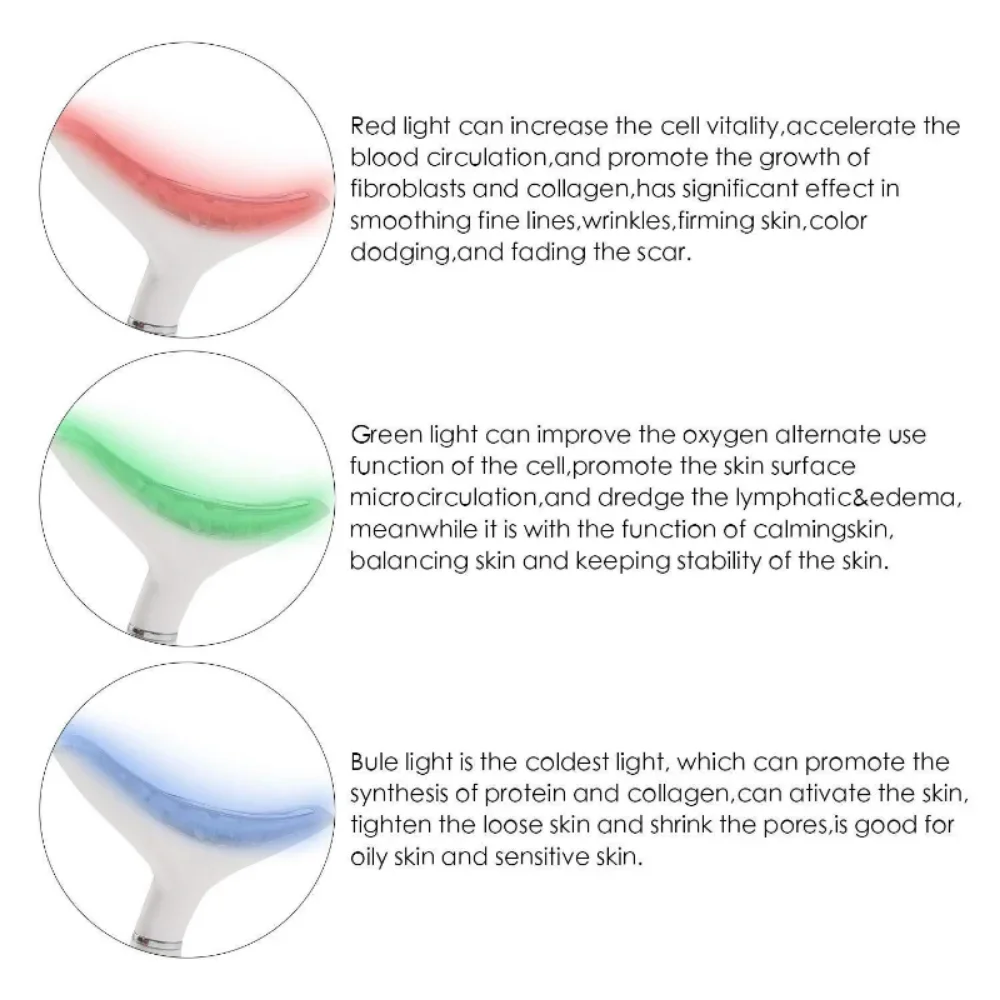 EMS เครื่องนวดหน้าลด Double Chin ต่อต้านริ้วรอยผิว LED Photon Therapy ผิวคอ Face Beauty อุปกรณ์ Facial Lifting Machine