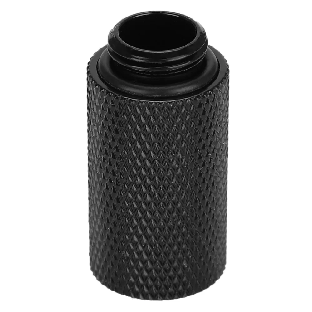 Durable G1/4 Extender Fitting 30mm Black/Silver PC Water Cooling Fitting Male to Female Extender Computer Water Cooling