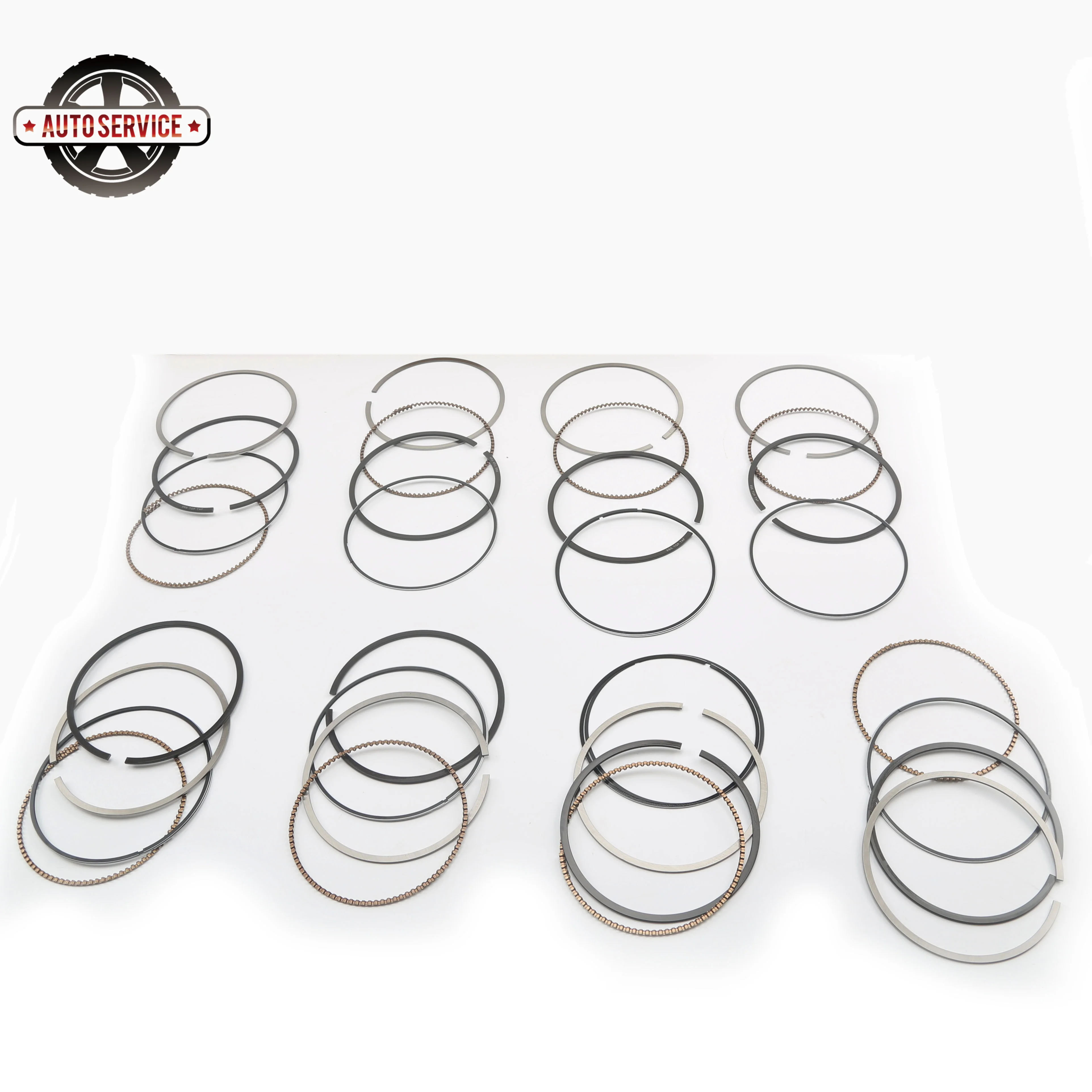 Engine Parts Piston Rings Set 84.50mm 077 198 151 L For Audi S4 B6 B7 S5 A6 Quattor C6 A6 Allroad C6 A8 4H Q7 VW Touareg 7L 7P