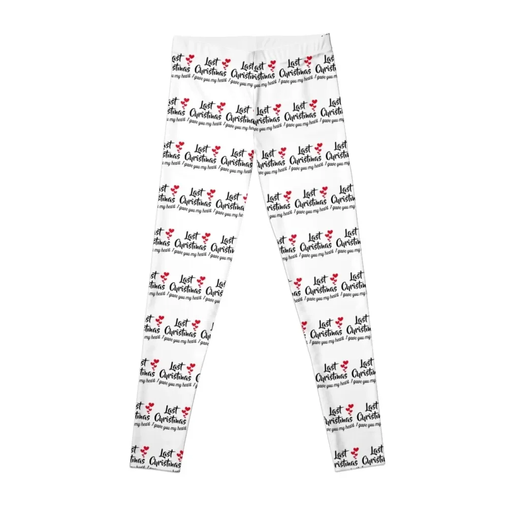 Last Christmas I Gave You My Heart Wham George Leggings Women's trousers gym top Womens Leggings