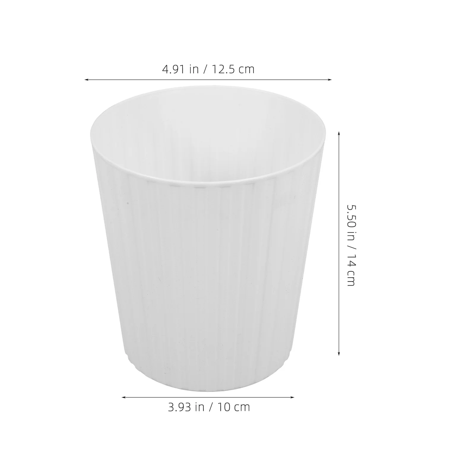 

Small Trash Can Desk Mini White Tall Desktop Garbage Container Waste Bucket Living Room Bin Office Pen Holder Lightweight