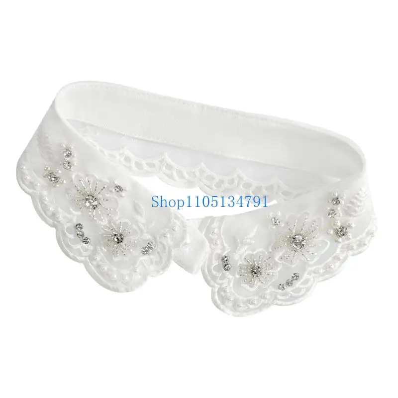 

Практичный шейный платок из полиэстера длиной 98 км с украшением одежды для выпускного вечера с богато украшенным бисером